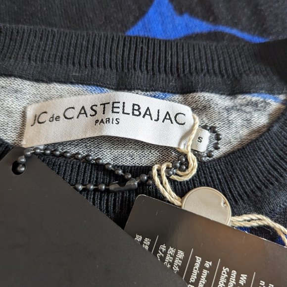 Jean-Charles de Castelbajac Paris Tiger print bodycon Sweater Dress Size S NWT! - Picture 11 of 12